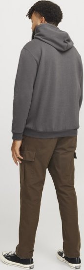 Jack & Jones BRADLEY Hoodie Grey - Sweaters & hoodies - Sweaters & Hoodies Grote Maten Heren