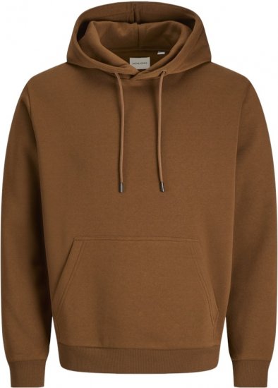 Jack & Jones BRADLEY Hoodie Brown - Sweaters & Hoodies - Sweaters & Hoodies Grote Maten Heren