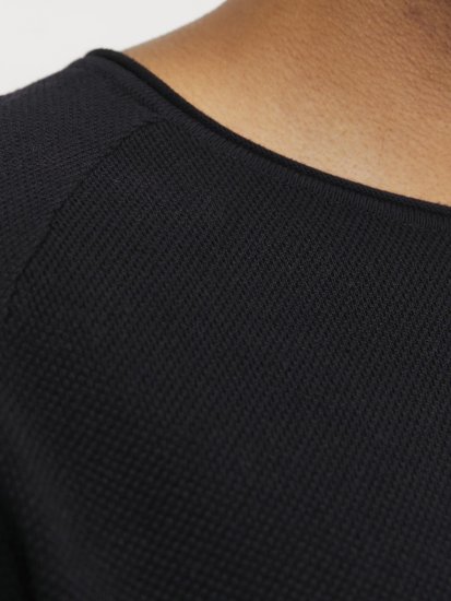 Jack & Jones HILL Knitted Sweater Black - Sweaters & hoodies - Sweaters & Hoodies Grote Maten Heren