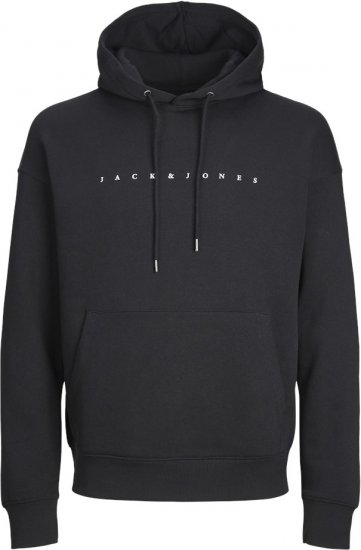 Jack & Jones STAR Hoodie Black - Sweaters & hoodies - Sweaters & Hoodies Grote Maten Heren