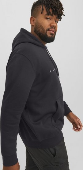 Jack & Jones STAR Hoodie Black - Sweaters & hoodies - Sweaters & Hoodies Grote Maten Heren