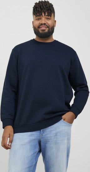Jack & Jones BRADLEY Sweatshirt Navy Blazer - Sweaters & hoodies - Sweaters & Hoodies Grote Maten Heren