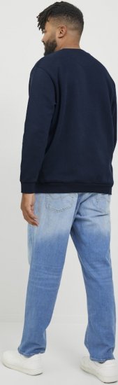 Jack & Jones BRADLEY Sweatshirt Navy Blazer - Sweaters & hoodies - Sweaters & Hoodies Grote Maten Heren
