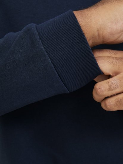 Jack & Jones BRADLEY Sweatshirt Navy Blazer - Sweaters & hoodies - Sweaters & Hoodies Grote Maten Heren