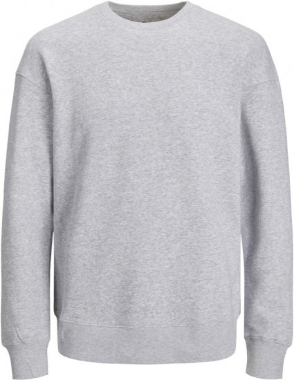 Jack & Jones BRADLEY Sweatshirt Light Grey Melange - Sweaters & hoodies - Sweaters & Hoodies Grote Maten Heren