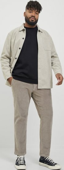 Jack & Jones BRADLEY Sweatshirt Black - Sweaters & hoodies - Sweaters & Hoodies Grote Maten Heren