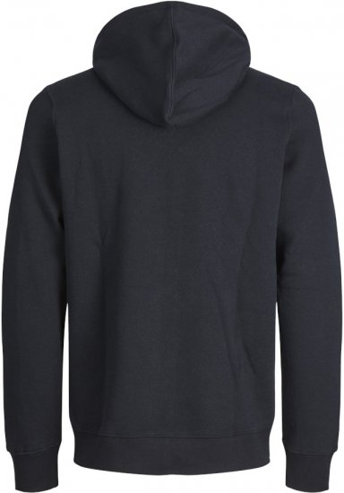 Jack & Jones BRADLEY Zip Hoodi Black - Sweaters & hoodies - Sweaters & Hoodies Grote Maten Heren