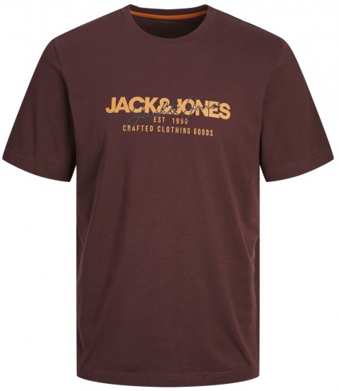 Jack & Jones JJALVIS Vineyard Wine - T-shirts - Grote Maten T-shirts Heren