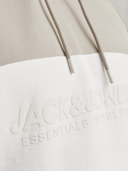 Jack & Jones LEGACY 2 Color Hoodie Beige - Sweaters & hoodies - Sweaters & Hoodies Grote Maten Heren