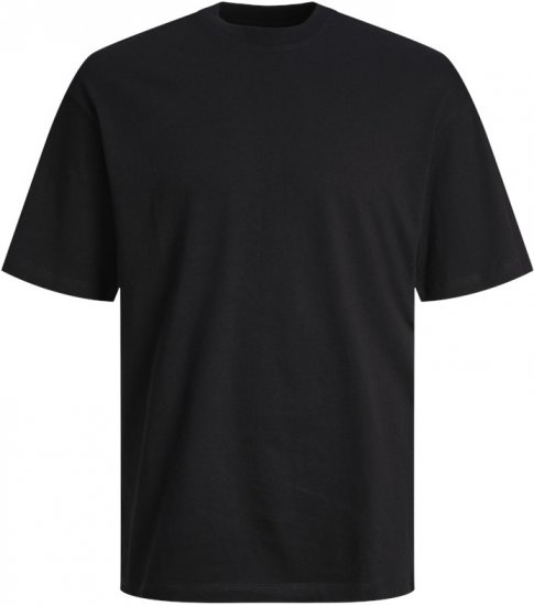 Jack & Jones JJEBRADLEY T-Shirt Black - T-shirts - Grote Maten T-shirts Heren