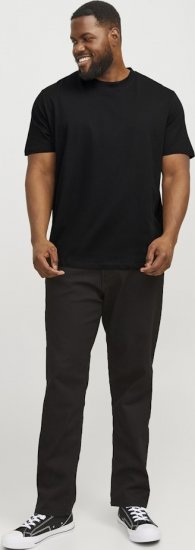 Jack & Jones JJEBRADLEY T-Shirt Black - T-shirts - Grote Maten T-shirts Heren