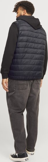 Jack & Jones SPRINT BODYWARMER With Collar Black - Jassen - Grote Maten Herenjassen