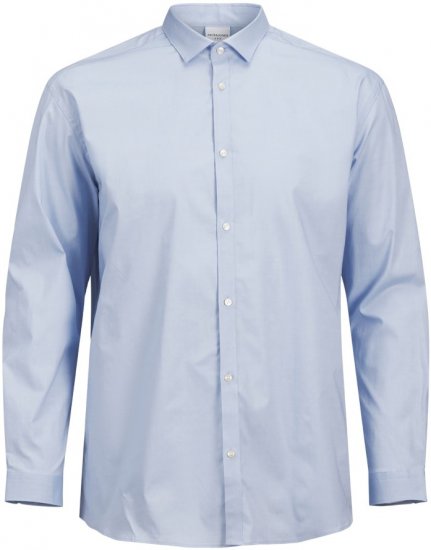 Jack & Jones ARMA LS Shirt Cashmere Blue - Overhemden - Overhemden Grote Maten Heren