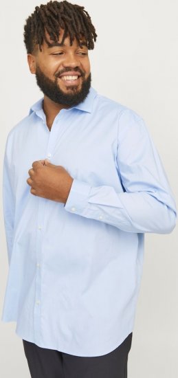 Jack & Jones ARMA LS Shirt Cashmere Blue - Overhemden - Overhemden Grote Maten Heren