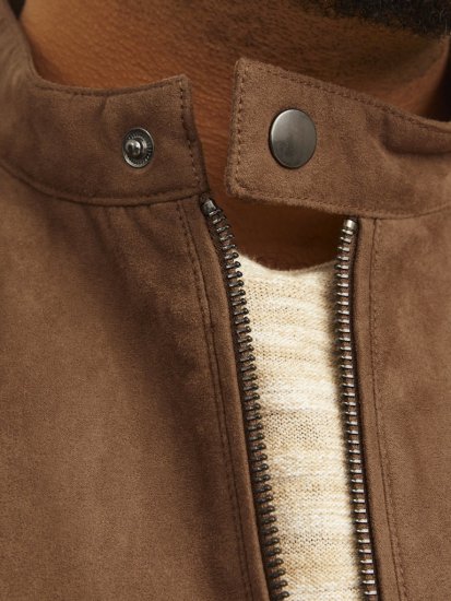 Jack & Jones DYLAN Clean Jacket Brown - Jassen - Grote Maten Herenjassen