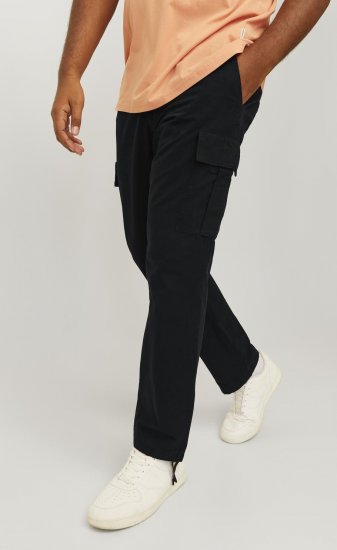 Jack & Jones JPSTKANE JJBARKLEY Cargopants Black - Jeans & broeken - Jeans & Broeken Grote Maten Heren