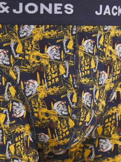 Jack & Jones SKULLROCK Trunks 3-Pack Navy Blazer - Ondergoed & zwem - Grote Maten Ondergoed Heren