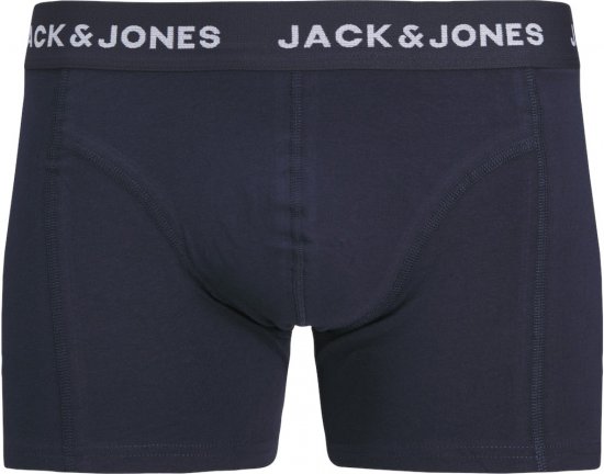 Jack & Jones SKULLROCK Trunks 3-Pack Navy Blazer - Ondergoed & zwem - Grote Maten Ondergoed Heren