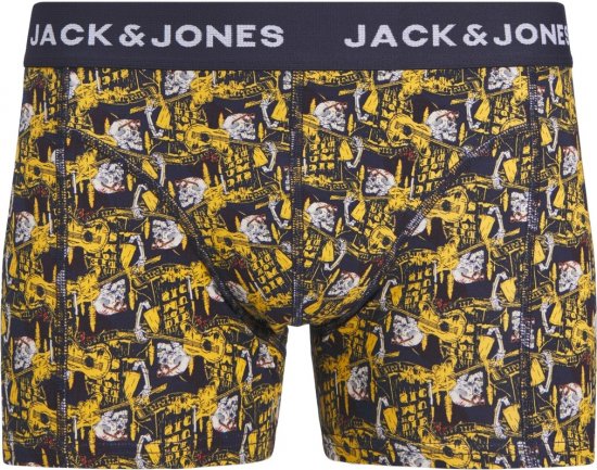 Jack & Jones SKULLROCK Trunks 3-Pack Navy Blazer - Ondergoed & zwem - Grote Maten Ondergoed Heren