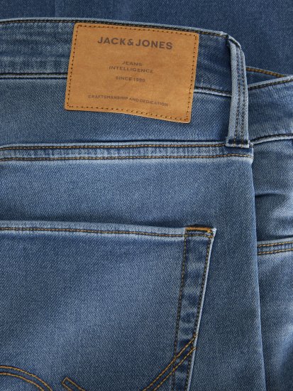 Jack & Jones JJIMIKE JJICON I.K. SQ 027 Jeans Blue Denim - Jeans & broeken - Jeans & Broeken Grote Maten Heren
