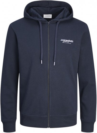 Jack & Jones ALVIS Hoodie Navy Blazer - Sweaters & hoodies - Sweaters & Hoodies Grote Maten Heren