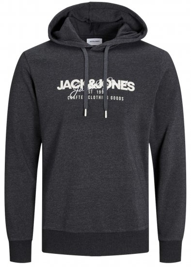 Jack & Jones JJALVIS Hoodie Black - Sweaters & hoodies - Sweaters & Hoodies Grote Maten Heren