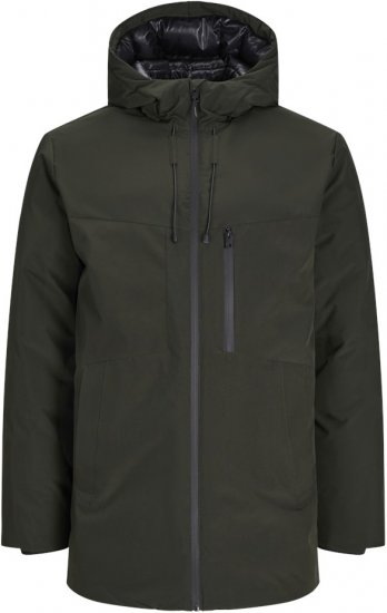 Jack & Jones PAYNE Windproof Parka Green - Jassen - Grote Maten Herenjassen