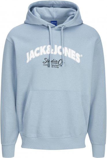 Jack & Jones JORBRONX Hoodie Light Blue - Sweaters & hoodies - Sweaters & Hoodies Grote Maten Heren