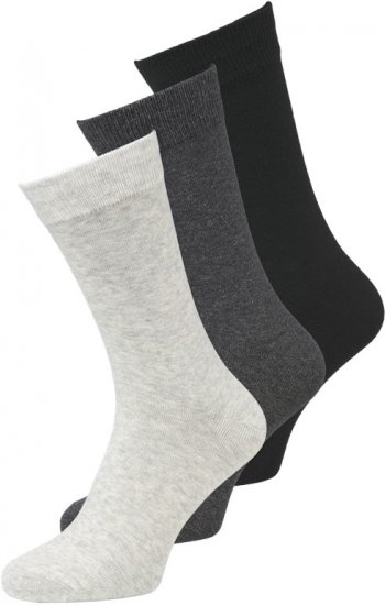 Jack & Jones RAFAEL Socks 3-Pack Grey - Ondergoed & zwem - Grote Maten Ondergoed Heren