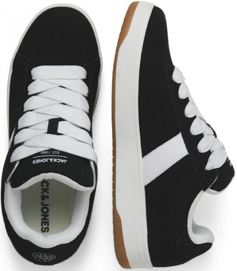 Jack & Jones Miles SYN Suede Sneakers Black - Herenschoenen 40-52 - 