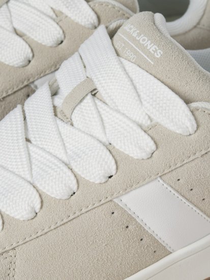 Jack & Jones Miles SYN Suede Sneakers Beige - Herenschoenen 40-52 - 