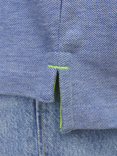 Jack & Jones PAULOS Short Sleeve Polo Light Blue/NEON - Polo shirts - Grote Maten Poloshirts Heren