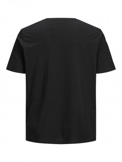 Jack & Jones Organic Basic T-shirt Black - T-shirts - Grote Maten T-shirts Heren