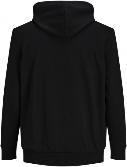 Jack & Jones Basic Sweat Zip Hood Black - Sweaters & hoodies - Sweaters & Hoodies Grote Maten Heren