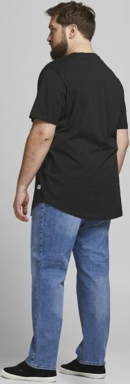 Jack & Jones NOA Crew Neck T-Shirt Black - T-shirts - Grote Maten T-shirts Heren