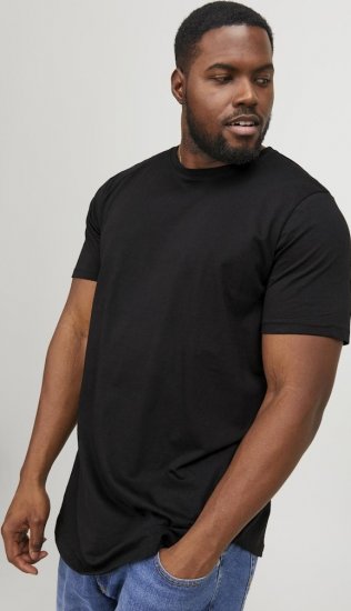 Jack & Jones NOA Crew Neck T-Shirt Black - T-shirts - Grote Maten T-shirts Heren