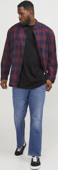 Jack & Jones NOA Crew Neck T-Shirt Black - T-shirts - Grote Maten T-shirts Heren