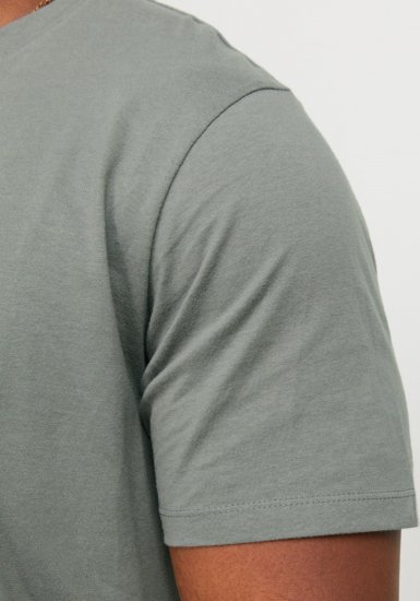 Jack & Jones NOA Crew Neck T-Shirt Grey - T-shirts - Grote Maten T-shirts Heren