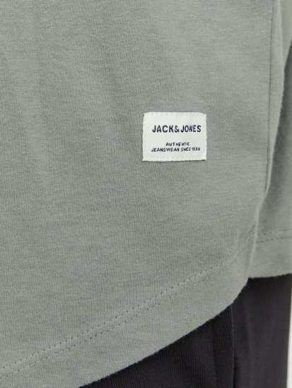 Jack & Jones NOA Crew Neck T-Shirt Grey - T-shirts - Grote Maten T-shirts Heren