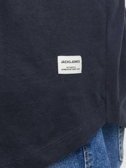 Jack & Jones NOA Crew Neck T-Shirt Navy Blazer - T-shirts - Grote Maten T-shirts Heren
