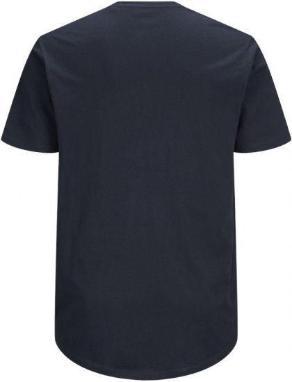 Jack & Jones NOA Crew Neck T-Shirt Navy Blazer - T-shirts - Grote Maten T-shirts Heren