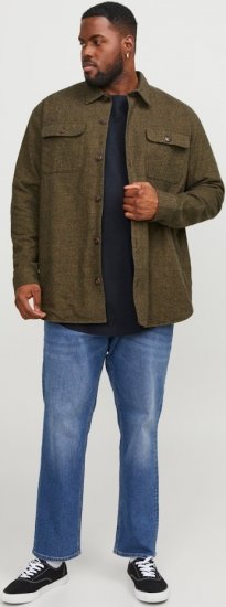 Jack & Jones NOA Crew Neck T-Shirt Navy Blazer - T-shirts - Grote Maten T-shirts Heren
