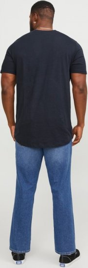 Jack & Jones NOA Crew Neck T-Shirt Navy Blazer - T-shirts - Grote Maten T-shirts Heren