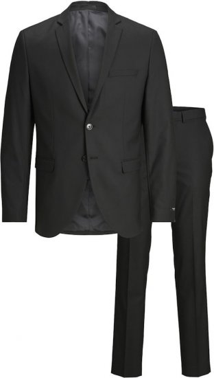 Jack & Jones FRANCO Suit Black - Pakken - Grote Maten Kostuum Heren