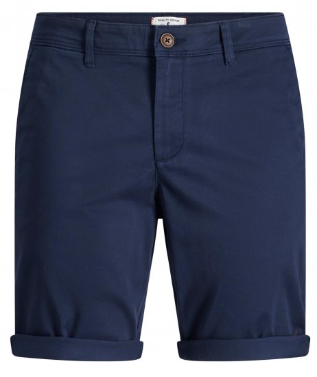 Jack & Jones JPSTBOWIE Chino Shorts Navy Blazer - Korte broeken - Grote Maten Korte Broeken Heren