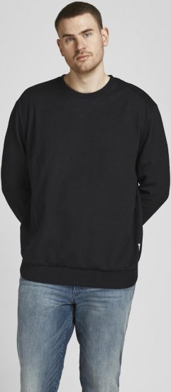 Jack & Jones Basic Sweatshirt Black - Sweaters & hoodies - Sweaters & Hoodies Grote Maten Heren