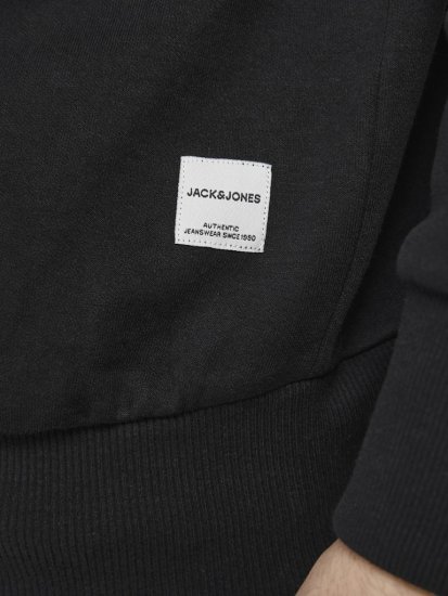 Jack & Jones Basic Sweatshirt Black - Sweaters & hoodies - Sweaters & Hoodies Grote Maten Heren