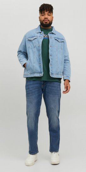 Jack & Jones JJIJEAN Denim jacket Blue Denim - Jassen - Grote Maten Herenjassen