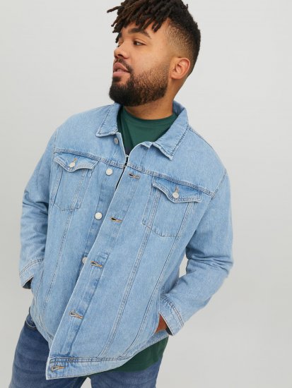 Jack & Jones JJIJEAN Denim jacket Blue Denim - Jassen - Grote Maten Herenjassen