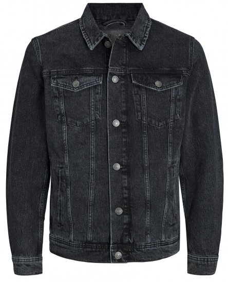 Jack & Jones JJIJEAN Denim Jacket Black Denim - Jassen - Grote Maten Herenjassen